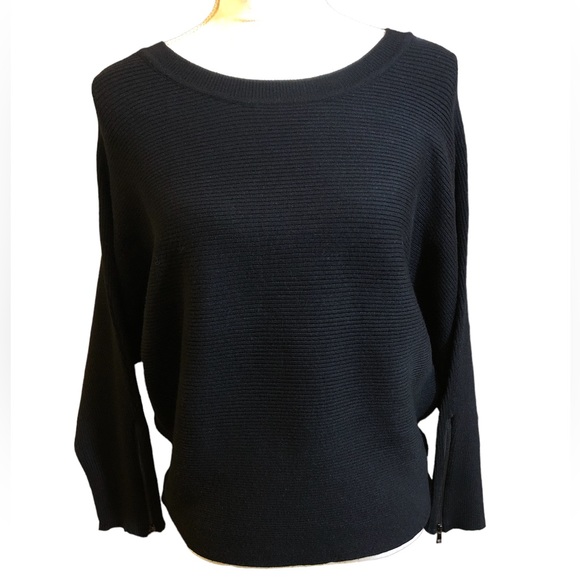 *SOLD* NWT Philosophy Black Batwing Sweater - Picture 3 of 6